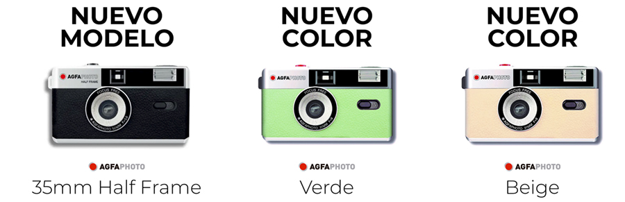 Cámaras analógicas AgfaPhoto: nuevos colores y nuevo modelo